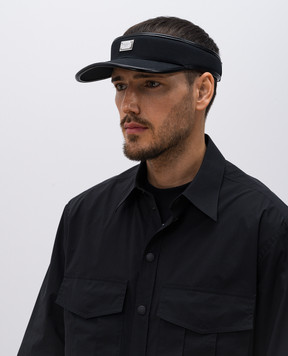 Dolce&Gabbana Черный козырек с логотипом GH910AFUFL3