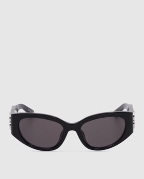 Balenciaga Черные очки Bossy с кристаллами 773502T0041